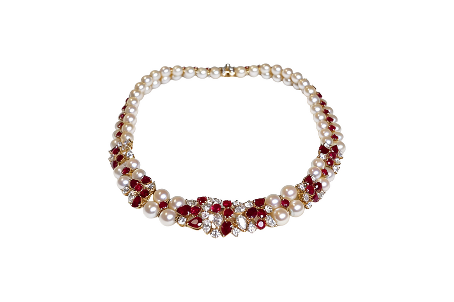 18K and Gemset Necklace