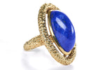 VCA 18K Gold Lapis Lazuli Ring