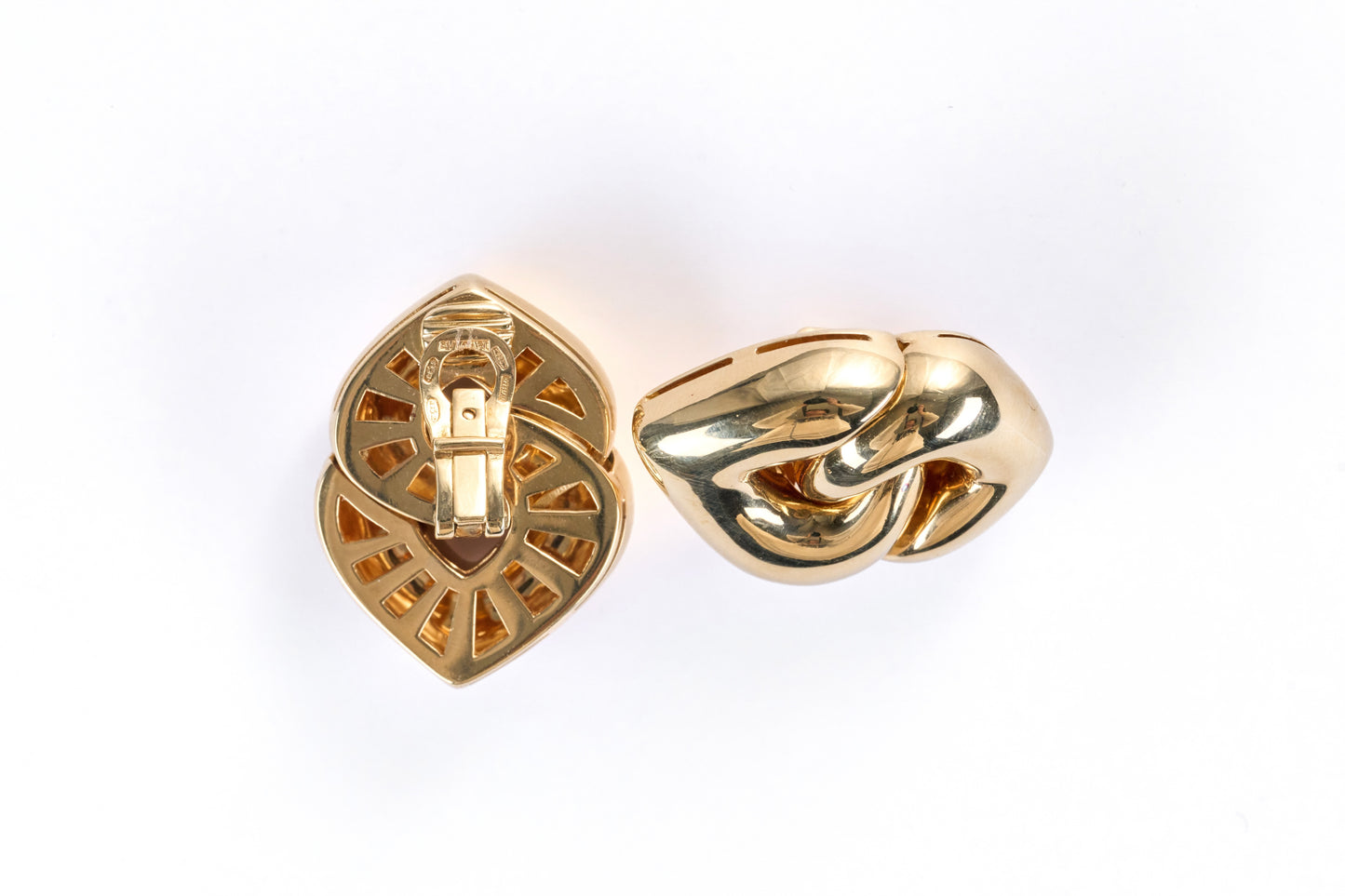 Bulgari 18K Gold Earrings
