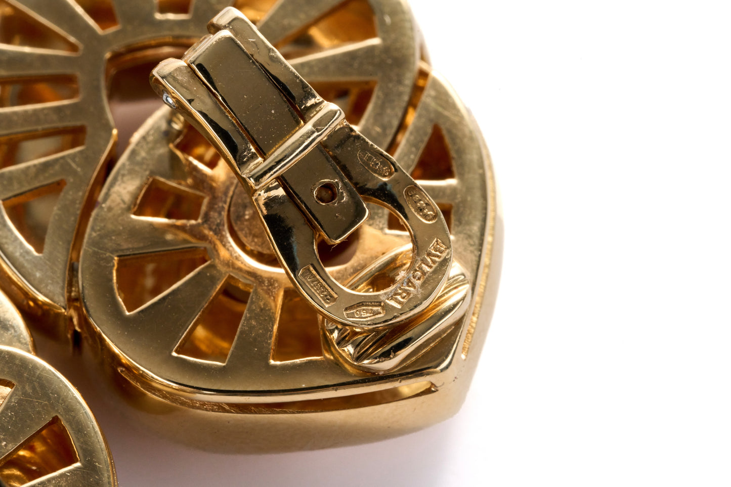 Bulgari 18K Gold Earrings