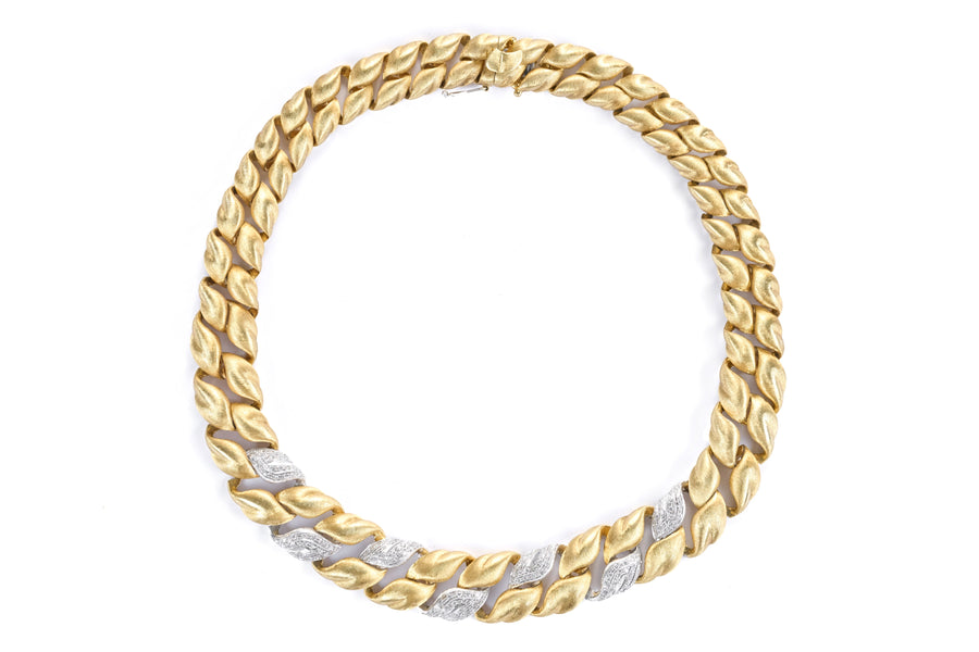 Buccellati 18K Gold Diamond Necklace