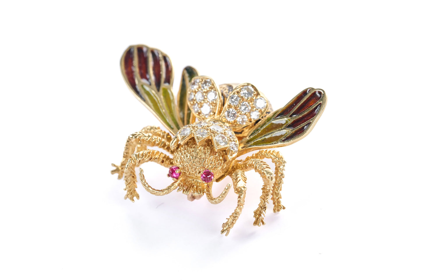 Van Cleef & Arpels Flying Bug Gold Brooch