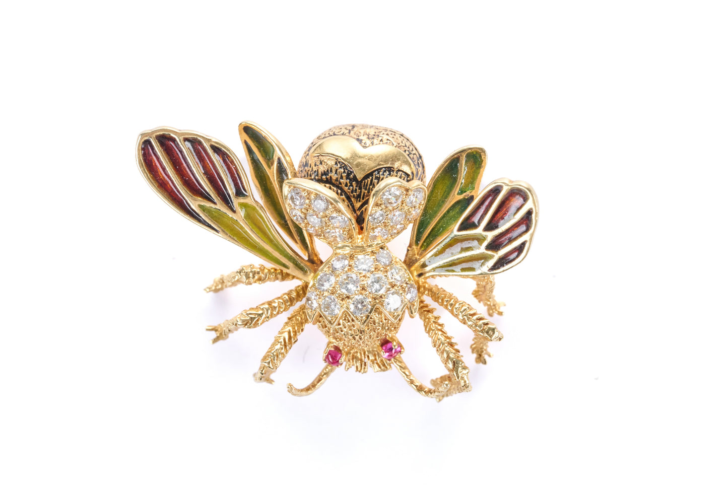Van Cleef & Arpels Flying Bug Gold Brooch