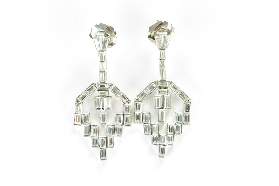 Art Deco Dangling Earrings