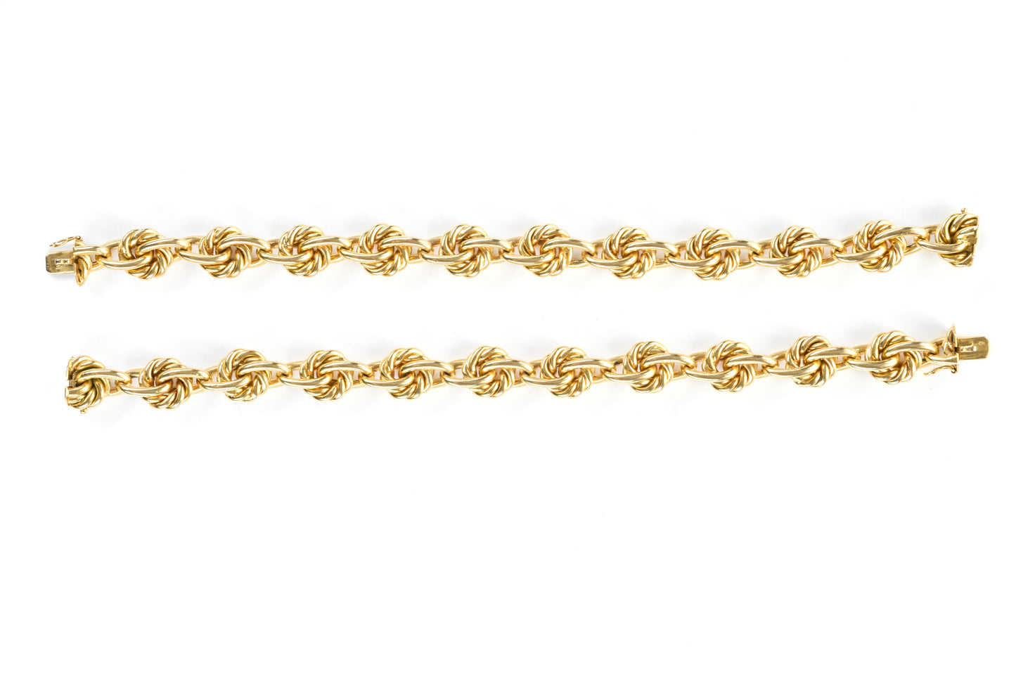 18 Karat Yellow Gold Rope Necklace/Bracelets