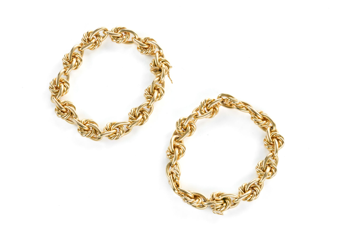 18 Karat Yellow Gold Rope Necklace/Bracelets