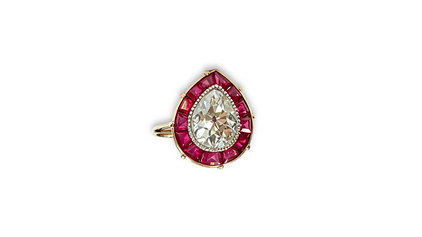 Antique Diamond & Ruby Ring
